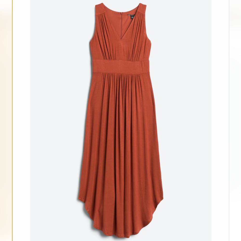 Maggy London V-Neck Maxi Dress